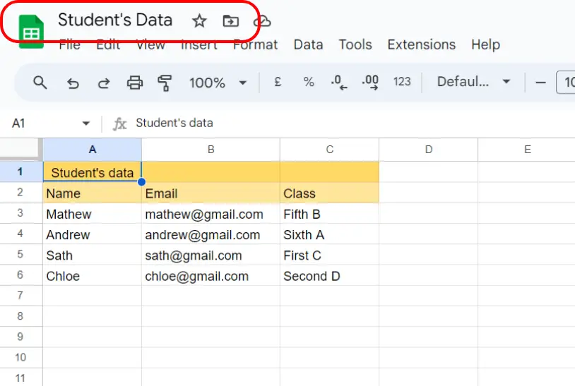 How to merge cells in Google Sheets on Desktop